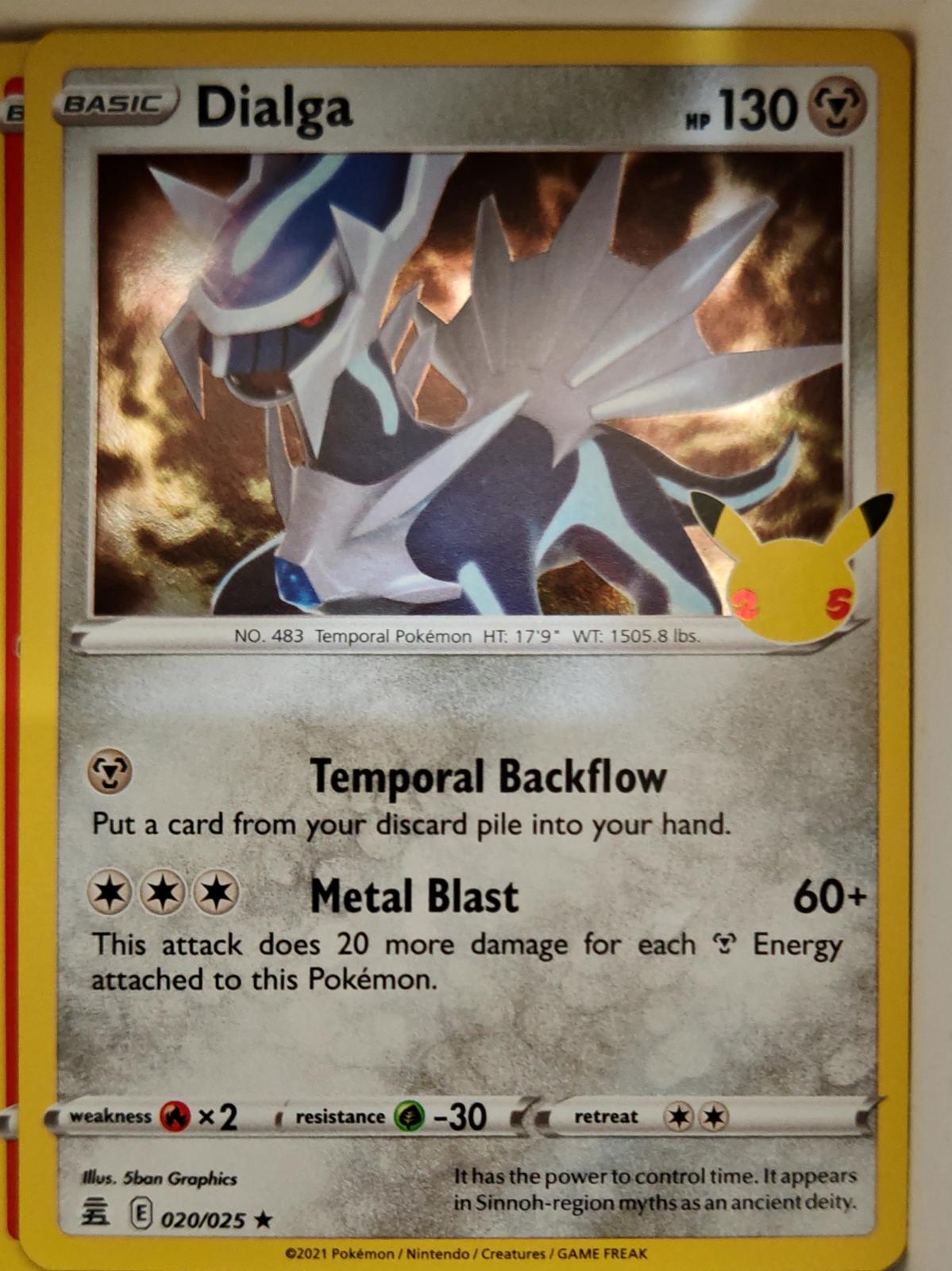 Dialga - 020/025 - Holo - CELEBRATIONS - Pokemon - Rare | AA06-24