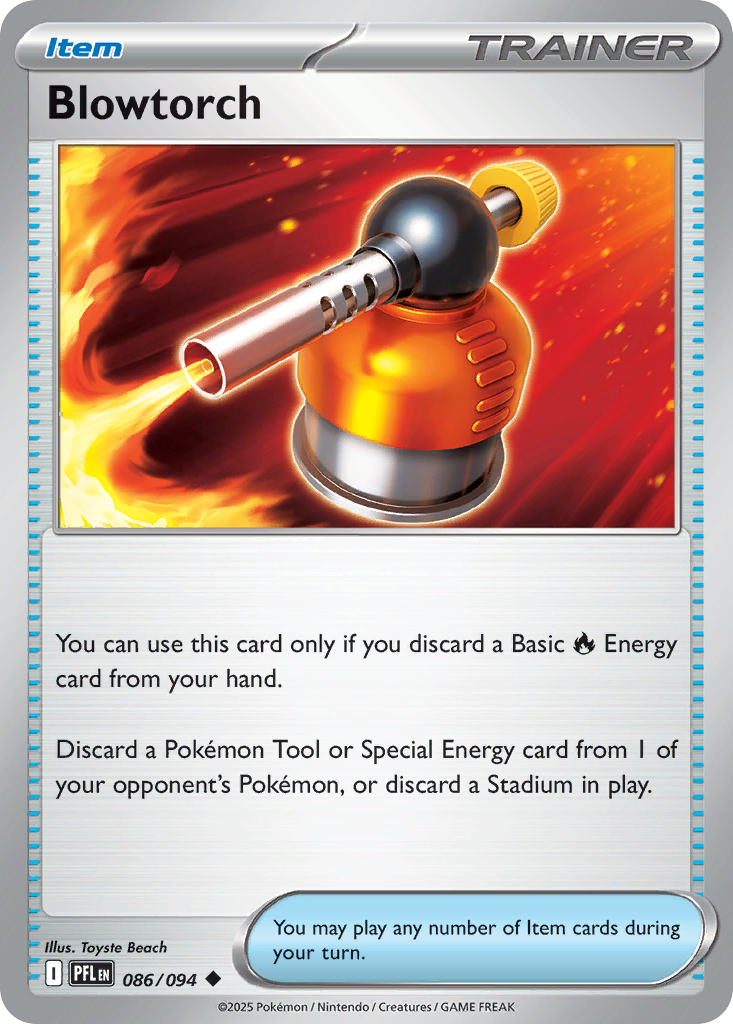 Blowtorch - 086/094 - Reverse Holo - PHANTASMAL FLAMES - Pokemon - | AA20-52