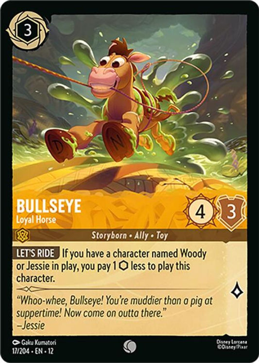 Bullseye - Loyal Horse - 17/204 - - WILDS UNKNOWN - Lorcana - Common | LAA02-64