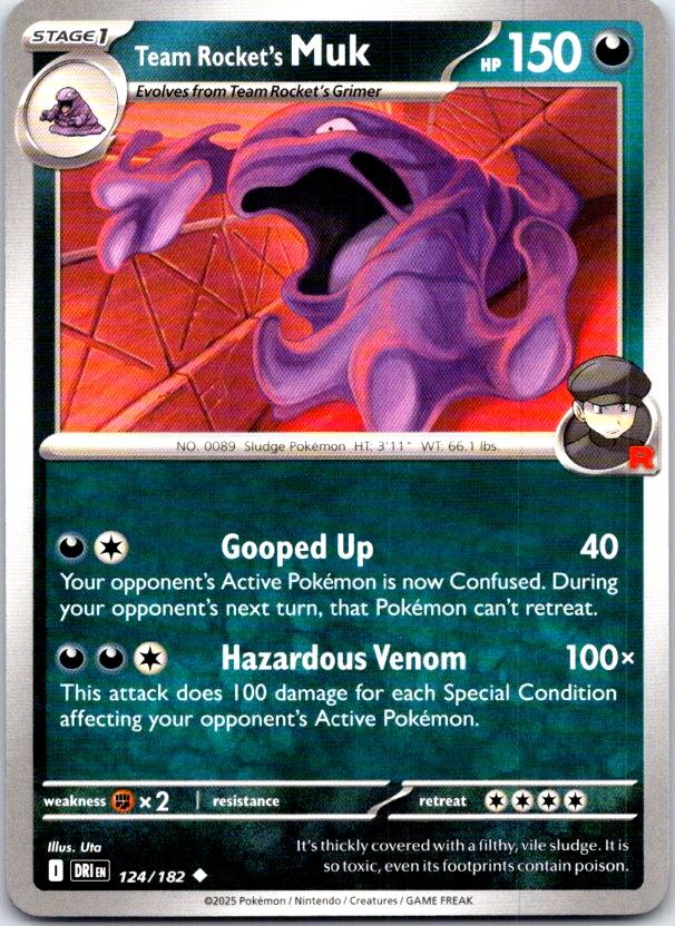 Team Rocket's Muk - 124/182 - - DESTINED RIVALS - Pokemon - Uncommon | AC03-12