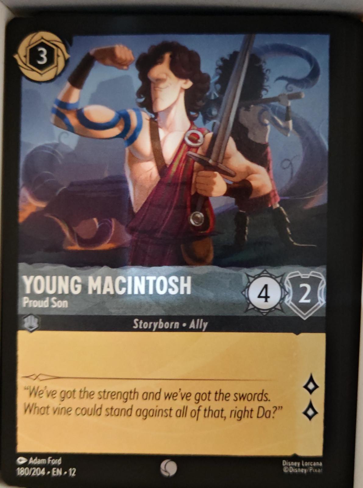 Young Macintosh - Proud Son - 180/204 - - WILDS UNKNOWN - Lorcana - | LAA02-27
