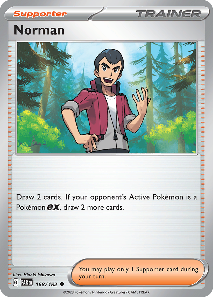 Norman - 168/182 - - PARADOX RIFT - Pokemon - Uncommon | AA40-59