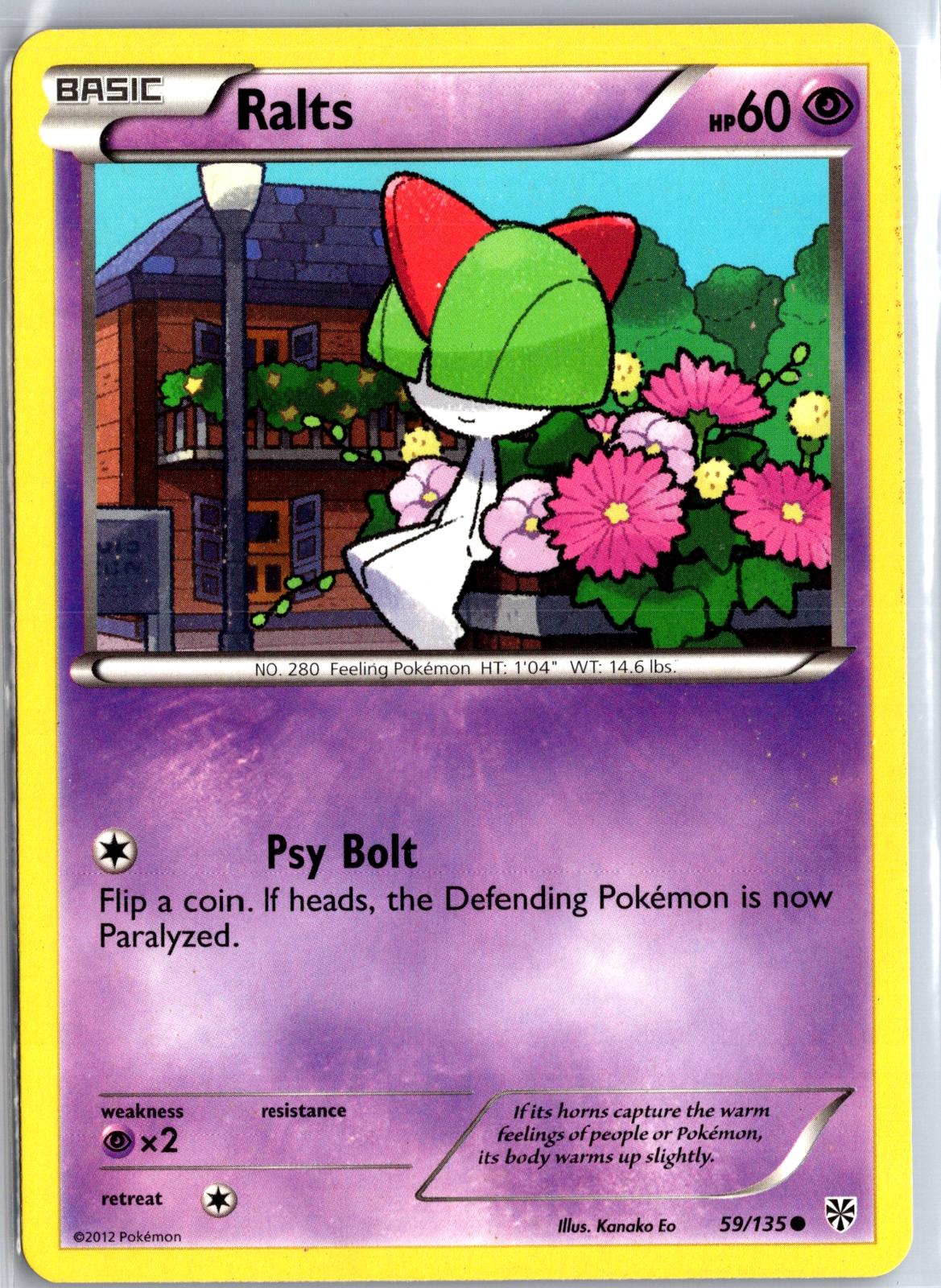Ralts - 59/135 - - PLASMA STORM - Pokemon - Common | AA129-48