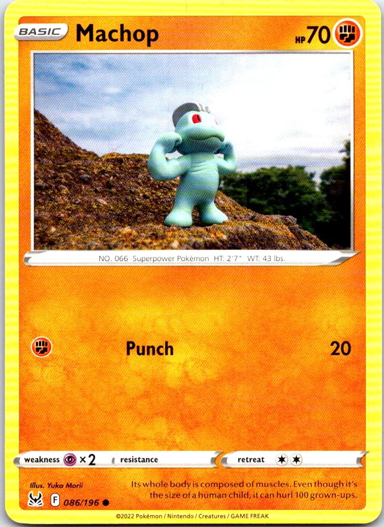 Machop - 086/196 - - LOST ORIGIN - Pokemon - Common | AB46-2