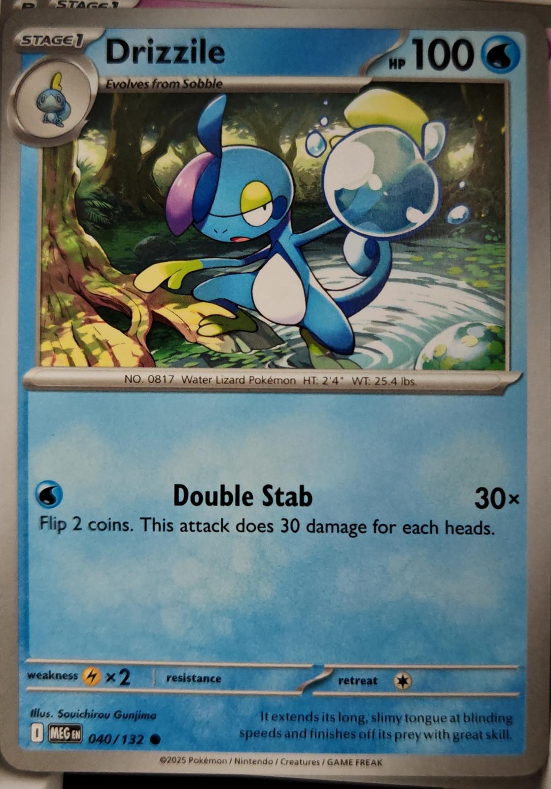 Drizzile - 040/132 - - MEGA EVOLUTION - Pokemon - Common | AA08-26
