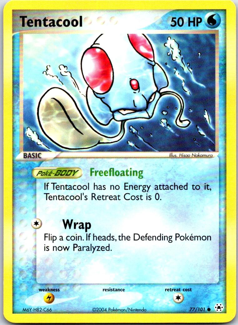 Tentacool - 77/101 - - HIDDEN LEGENDS - Pokemon - Common | AB12-9