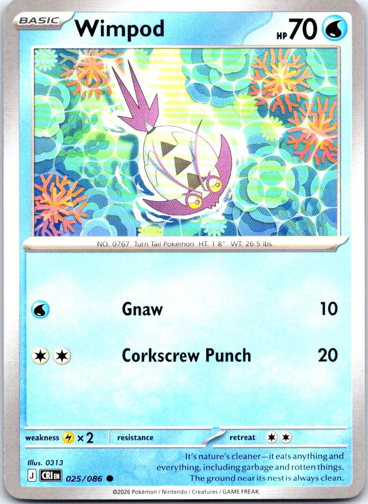 Wimpod - 025/086 - - CHAOS RISING - Pokemon - Common | AB19-12