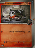 Team Rocket's Houndour - 037/182 - - DESTINED RIVALS - Pokemon - Common | AA10-2