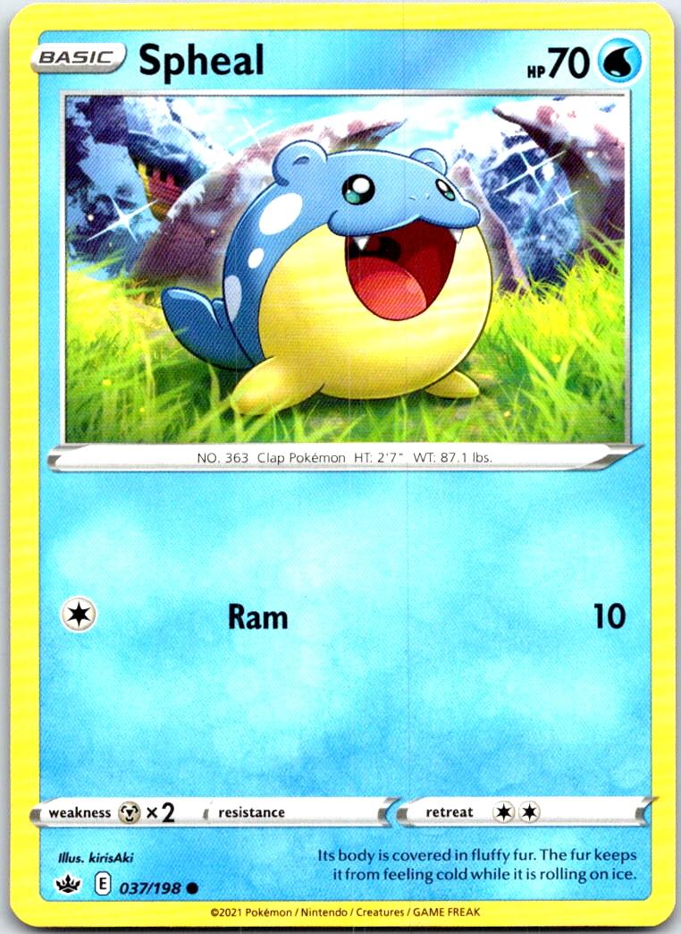 Spheal - 037/198 - - CHILLING REIGN - Pokemon - Common | AB97-20