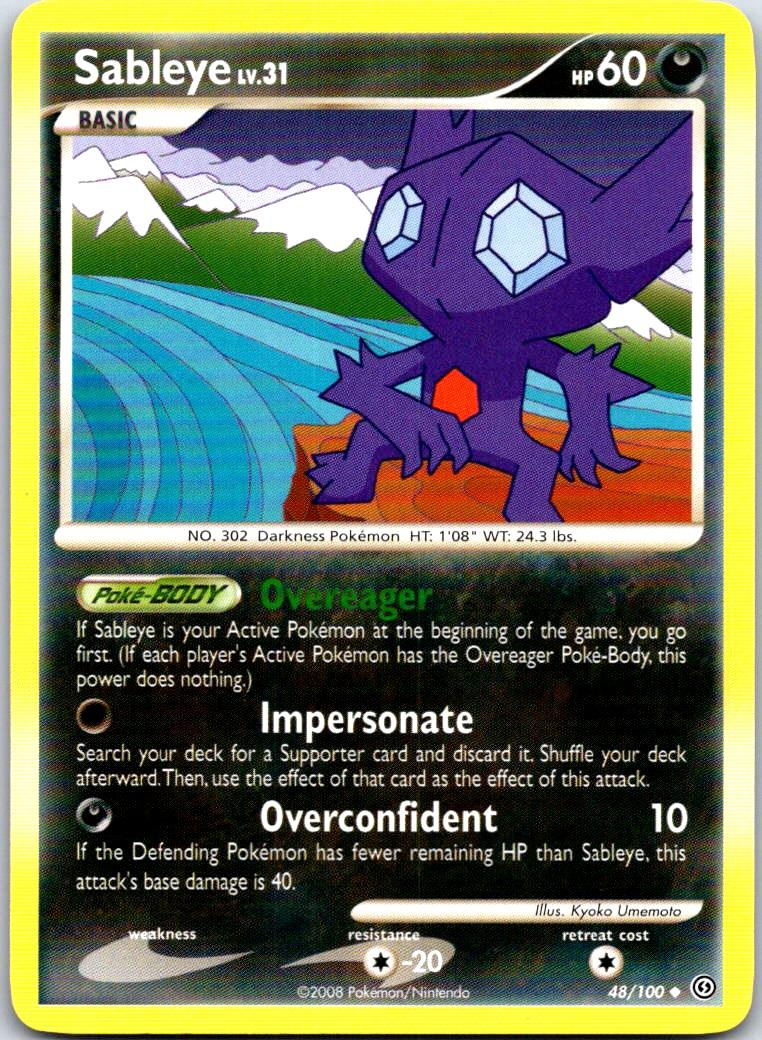 Sableye - 48/100 - - STORMFRONT - Pokemon - Uncommon | AB12-33