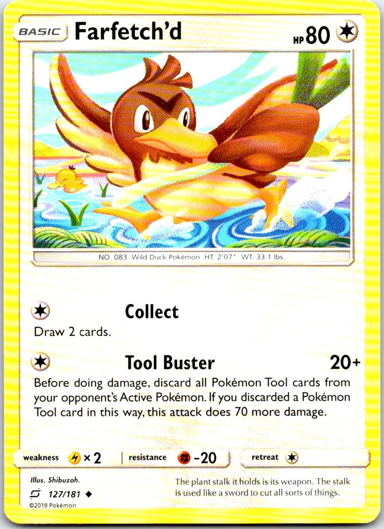 Farfetch'd - 127/181 - - TEAM UP - Pokemon - Uncommon | AB74-4