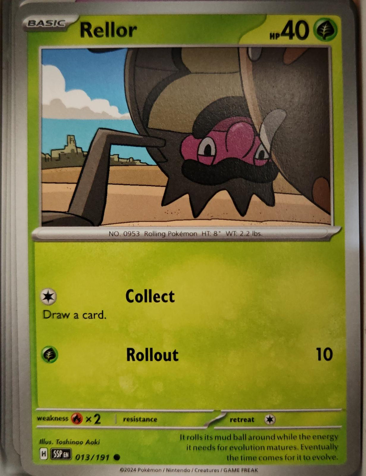 Rellor - 013/191 - - SURGING SPARKS - Pokemon - Common | AA09-19