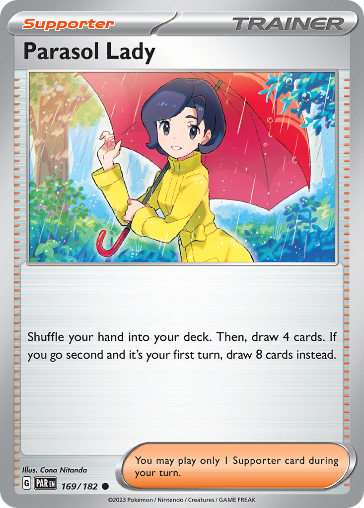 Parasol Lady - 169/182 - - PARADOX RIFT - Pokemon - Common | AA41-85