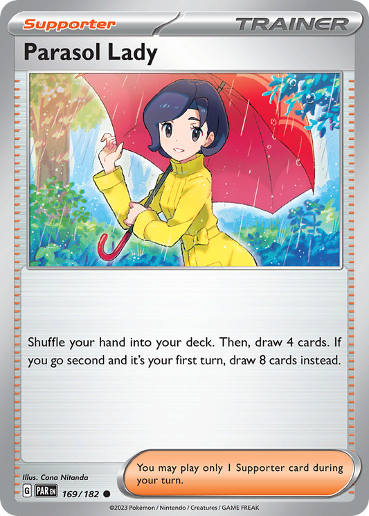 Parasol Lady - 169/182 - - PARADOX RIFT - Pokemon - Common | AA41-85