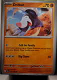 Drilbur - 046/084 - - PITCH BLACK - Pokemon - Common | AA39-72