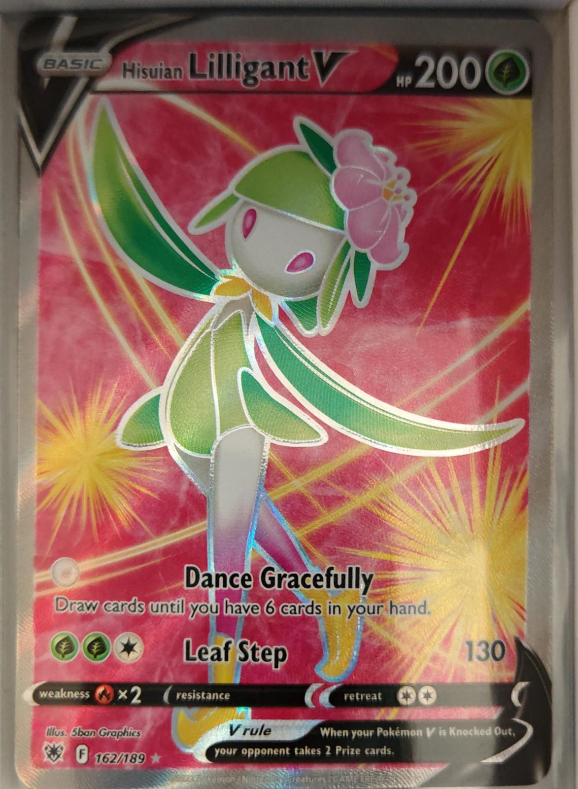 Hisuian Lilligant V - 162/189 - Holo - ASTRAL RADIANCE - Pokemon - | AA33-11