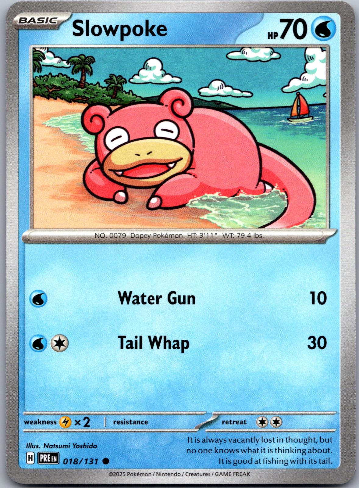Slowpoke - 018/131 - - PRISMATIC EVOLUTIONS - Pokemon - Common | AA83-15