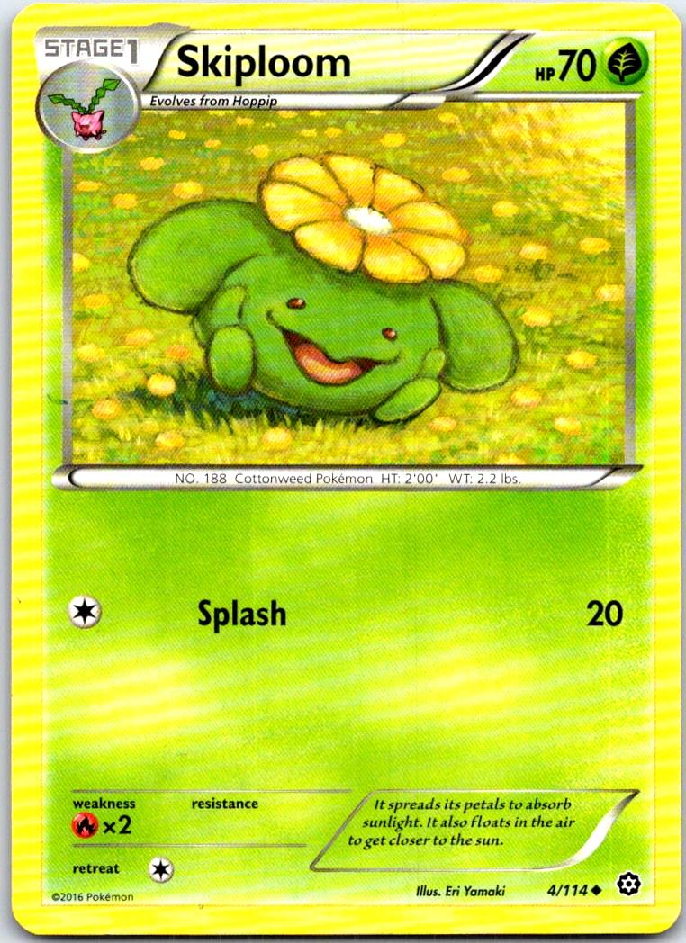 Skiploom - 4/114 - - STEAM SIEGE - Pokemon - Uncommon | AB61-29