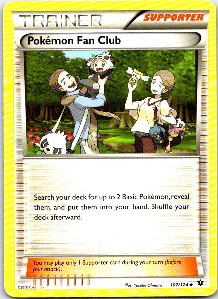 Pokemon Fan Club - 107/124 - - FATES COLLIDE - Pokemon - Uncommon | AB63-13