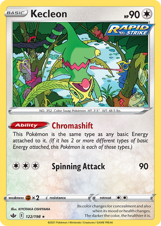 Kecleon - 122/198 - - CHILLING REIGN - Pokemon - Rare | AA03-64
