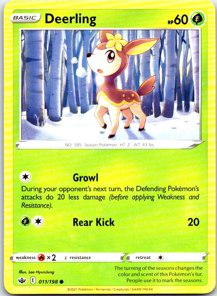 Deerling - 011/198 - - CHILLING REIGN - Pokemon - Common | AB28-15