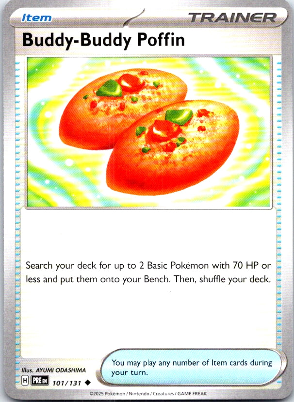 Buddy-Buddy Poffin - 101/131 - - PRISMATIC EVOLUTIONS - Pokemon - | AC24-47