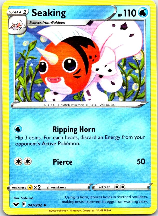 Seaking - 047/202 - - SWORD & SHIELD - Pokemon - Uncommon | AC18-5