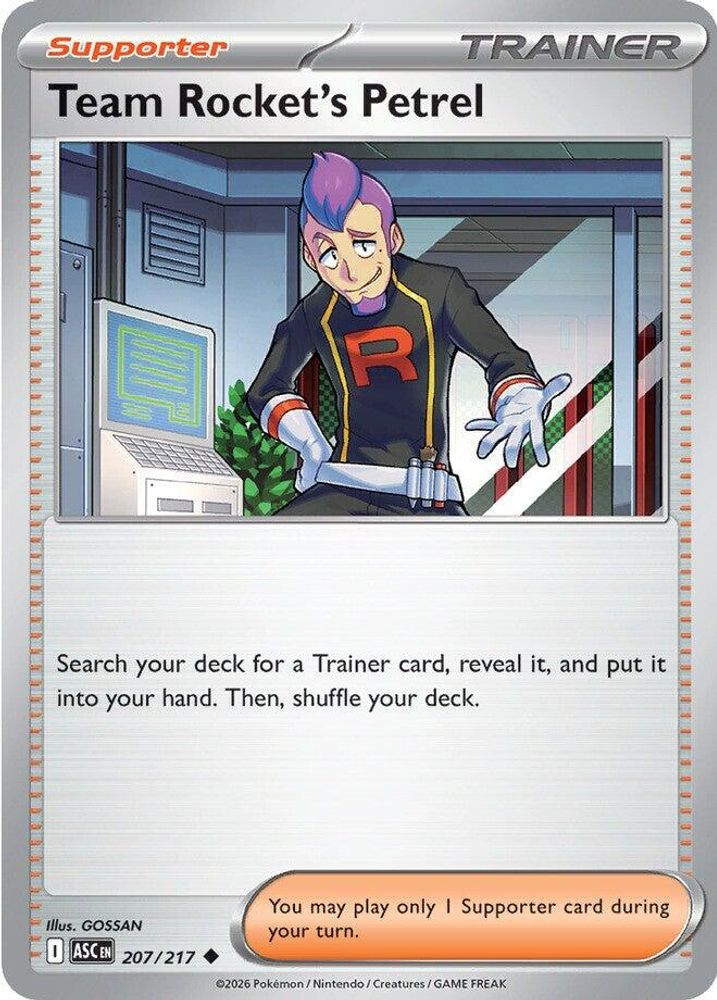 Team Rocket's Petrel - 207/217 - - ASCENDED HEROES - Pokemon - | AA77-22