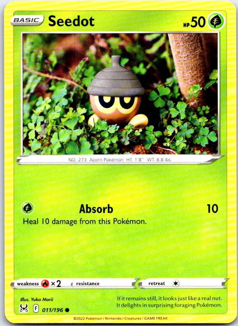 Seedot - 011/196 - - LOST ORIGIN - Pokemon - Common | AB43-16