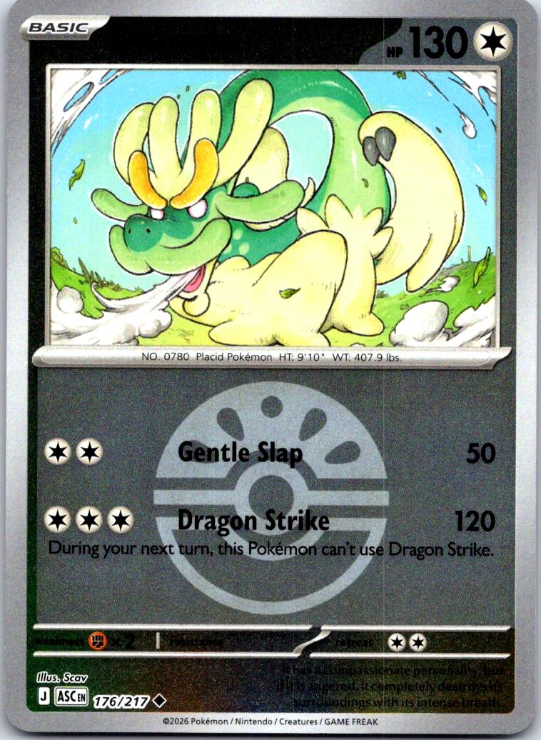 Drampa (Friend Ball) - 176/217 - Reverse Holo - ASCENDED HEROES - Pokemon - | AB02-15