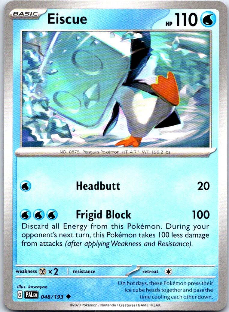 Eiscue - 048/193 - - PALDEA EVOLVED - Pokemon - Uncommon | AB69-14
