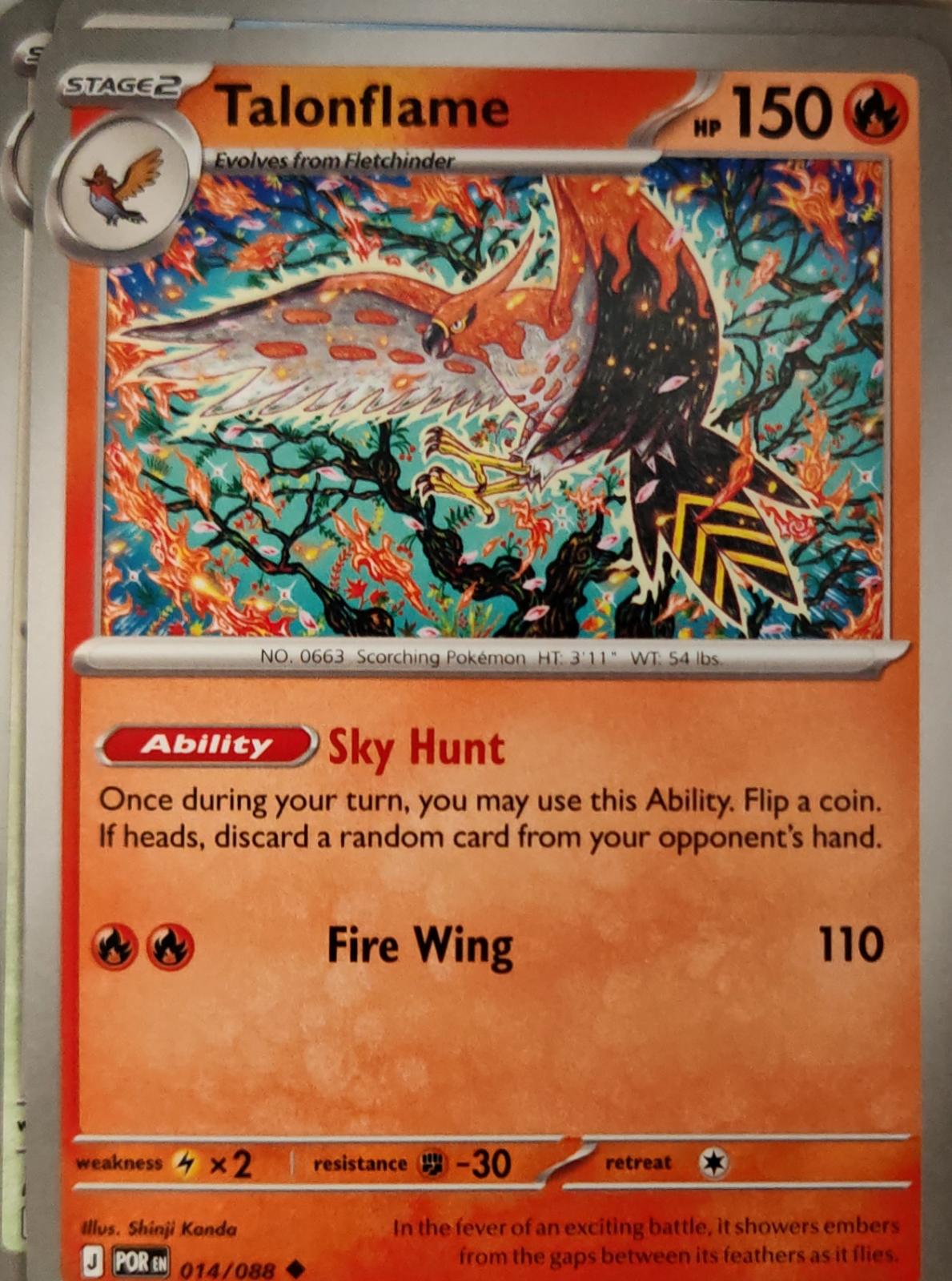 Talonflame - 014/088 - - PERFECT ORDER - Pokemon - Uncommon | AA11-11