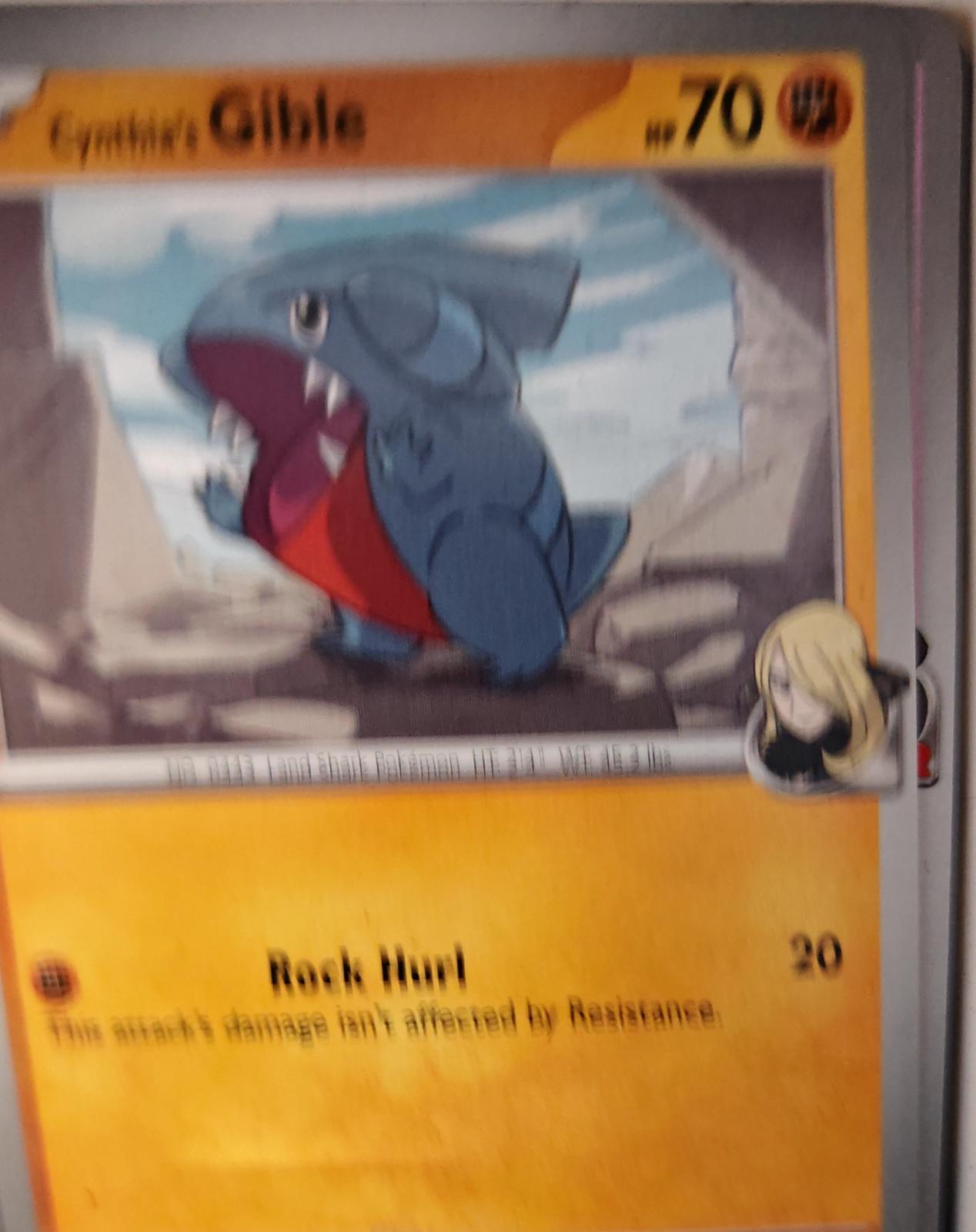 Cynthia's Gible - 102/182 - - DESTINED RIVALS - Pokemon - Common | AA20-75