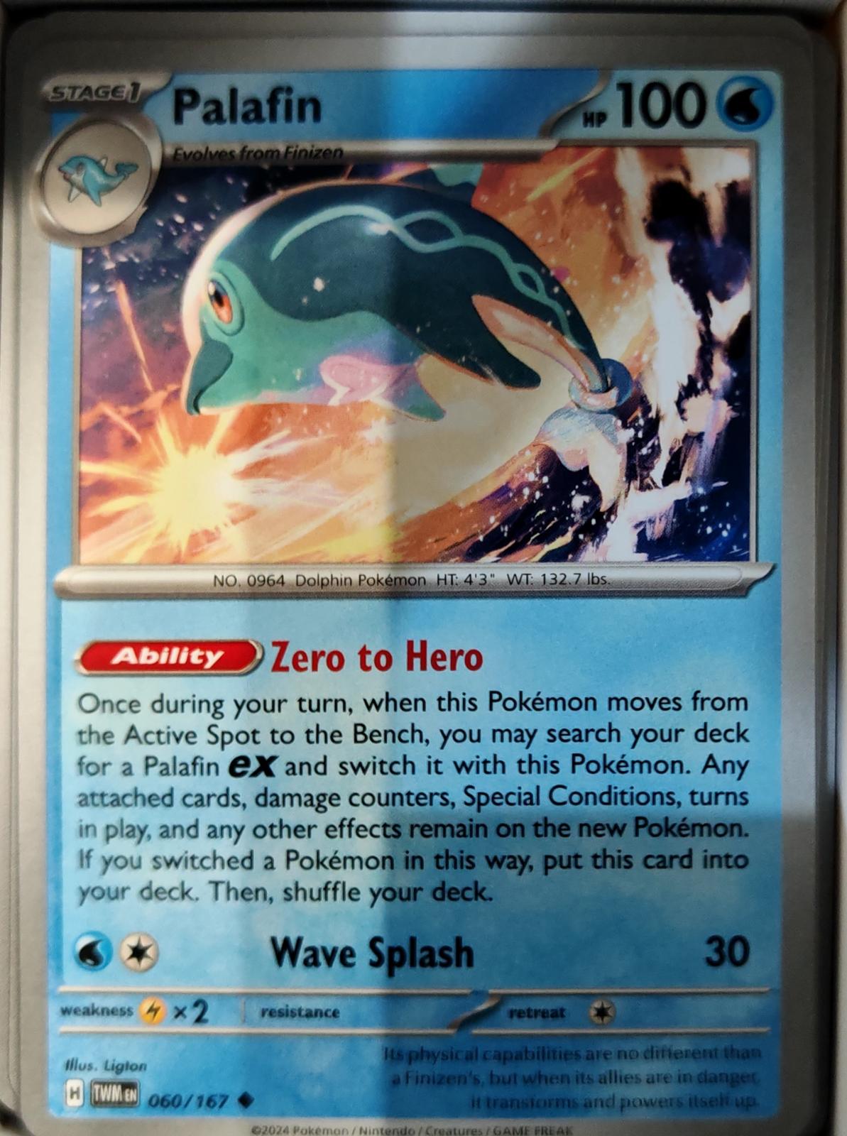 Palafin - 060/167 - - TWILIGHT MASQUERADE - Pokemon - Uncommon | AA76-43