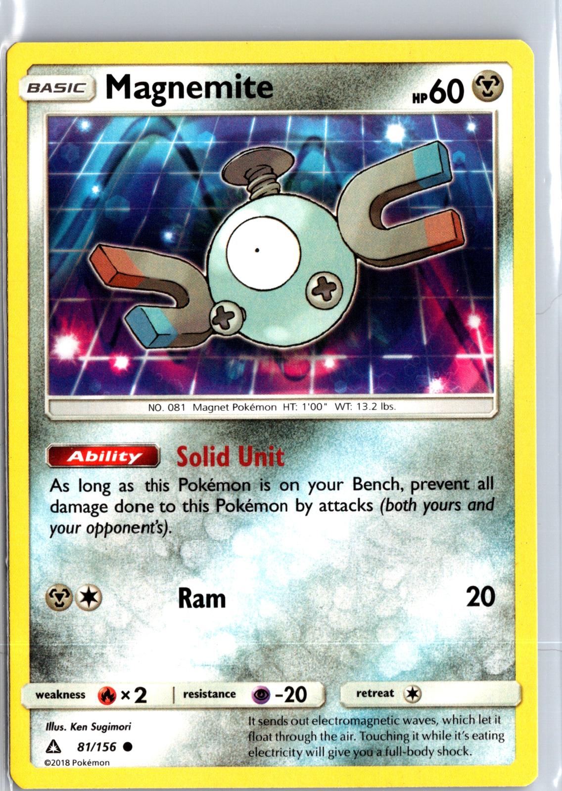 Magnemite - 81/156 - - ULTRA PRISM - Pokemon - Common | AA113-5