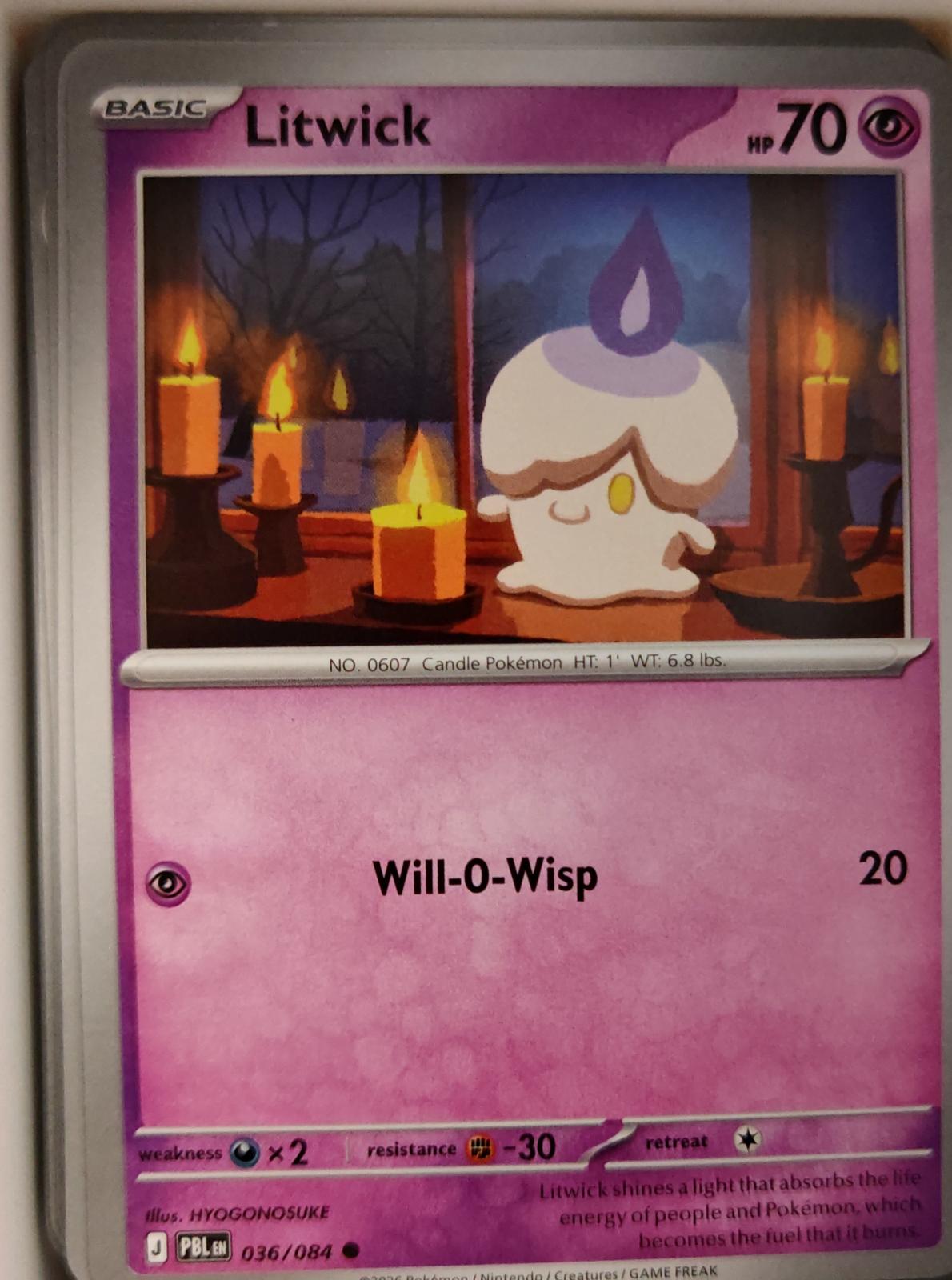 Litwick - 036/084 - - PITCH BLACK - Pokemon - Common | AA17-42