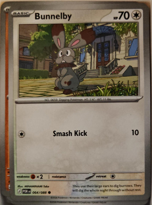 Bunnelby - 064/088 - - PERFECT ORDER - Pokemon - Common | AA01-27