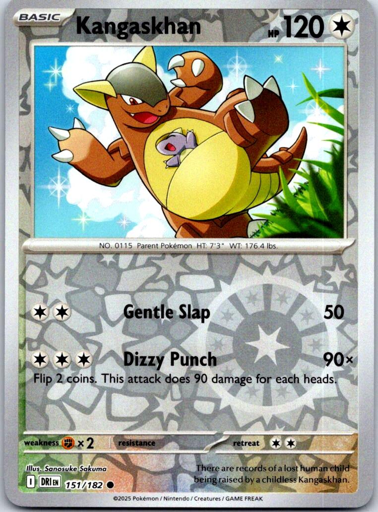 Kangaskhan - 151/182 - Reverse Holo - DESTINED RIVALS - Pokemon - | AA125-42