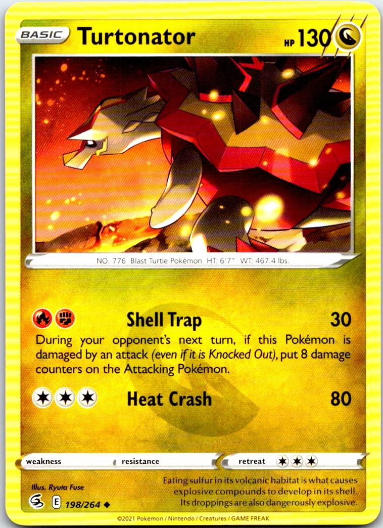 Turtonator - 198/264 - - FUSION STRIKE - Pokemon - Uncommon | AB40-29