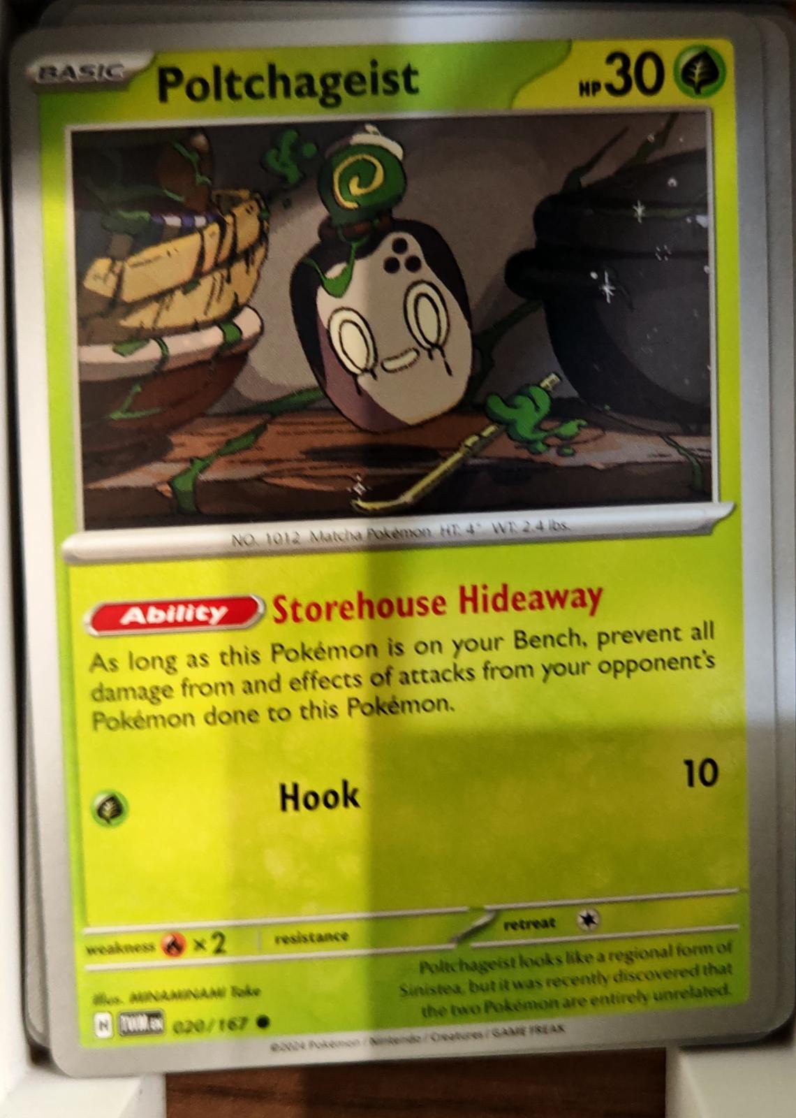 Poltchageist - 020/167 - - TWILIGHT MASQUERADE - Pokemon - Common | AA76-33