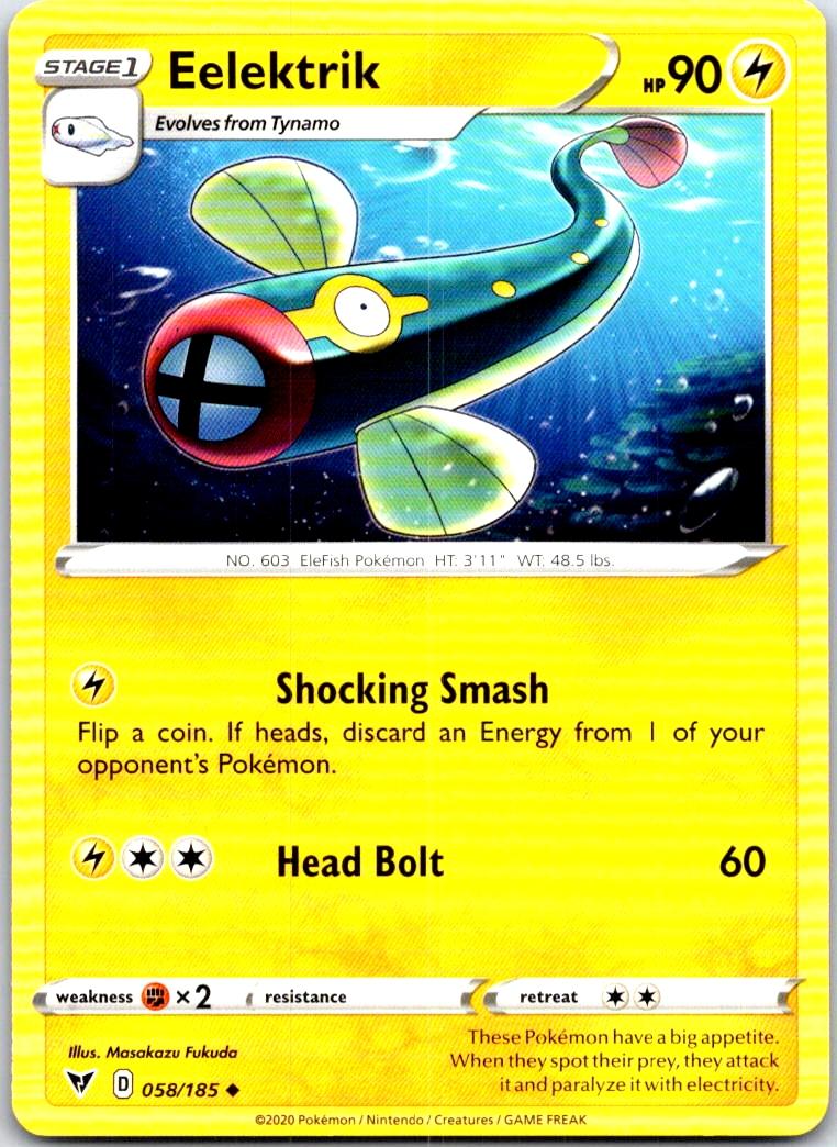 Eelektrik - 058/185 - - VIVID VOLTAGE - Pokemon - Uncommon | AB96-44