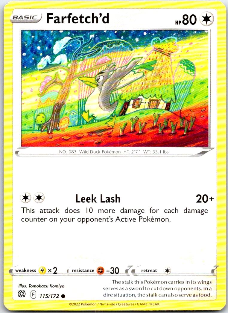 Farfetch'd - 115/172 - - BRILLIANT STARS - Pokemon - Common | AB67-1