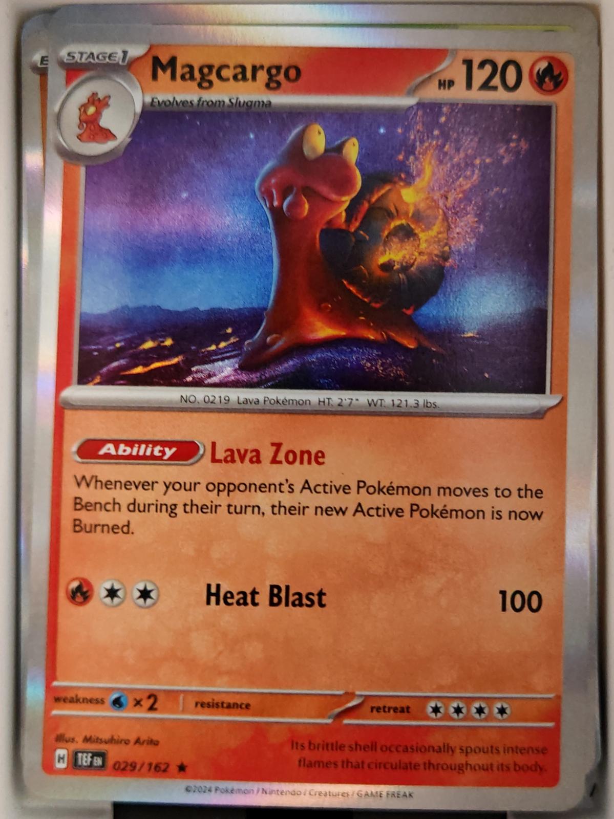 Magcargo - 029/162 - Holo - TEMPORAL FORCES - Pokemon - Rare | AA24-17