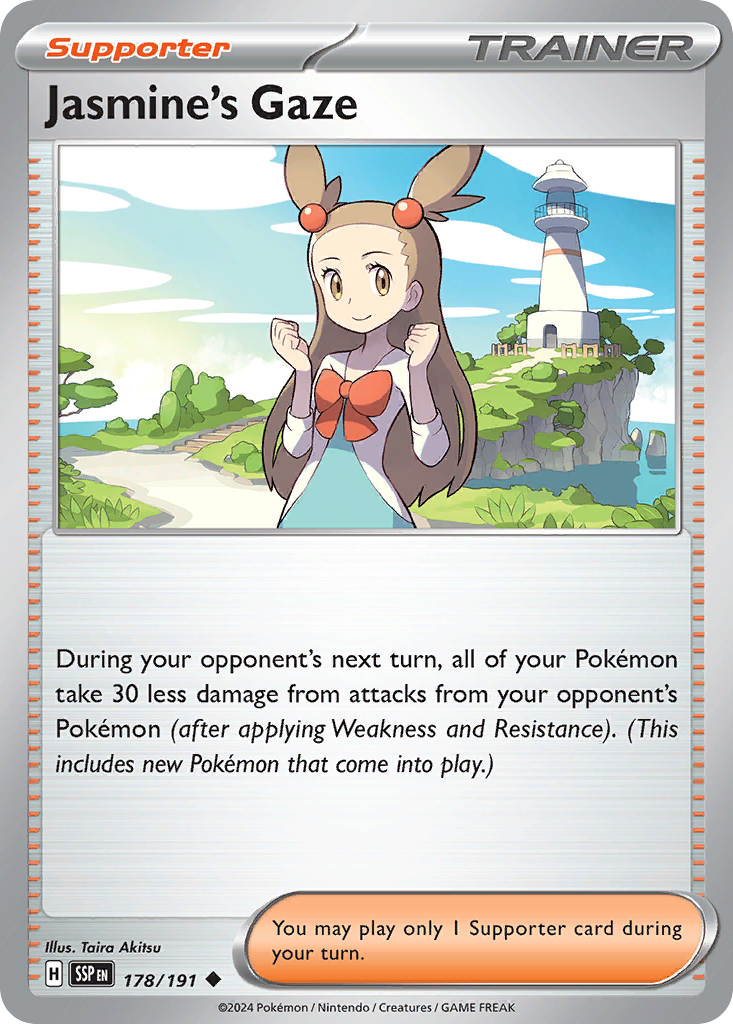Jasmine's Gaze - 178/191 - - SURGING SPARKS - Pokemon - Uncommon | AA20-92
