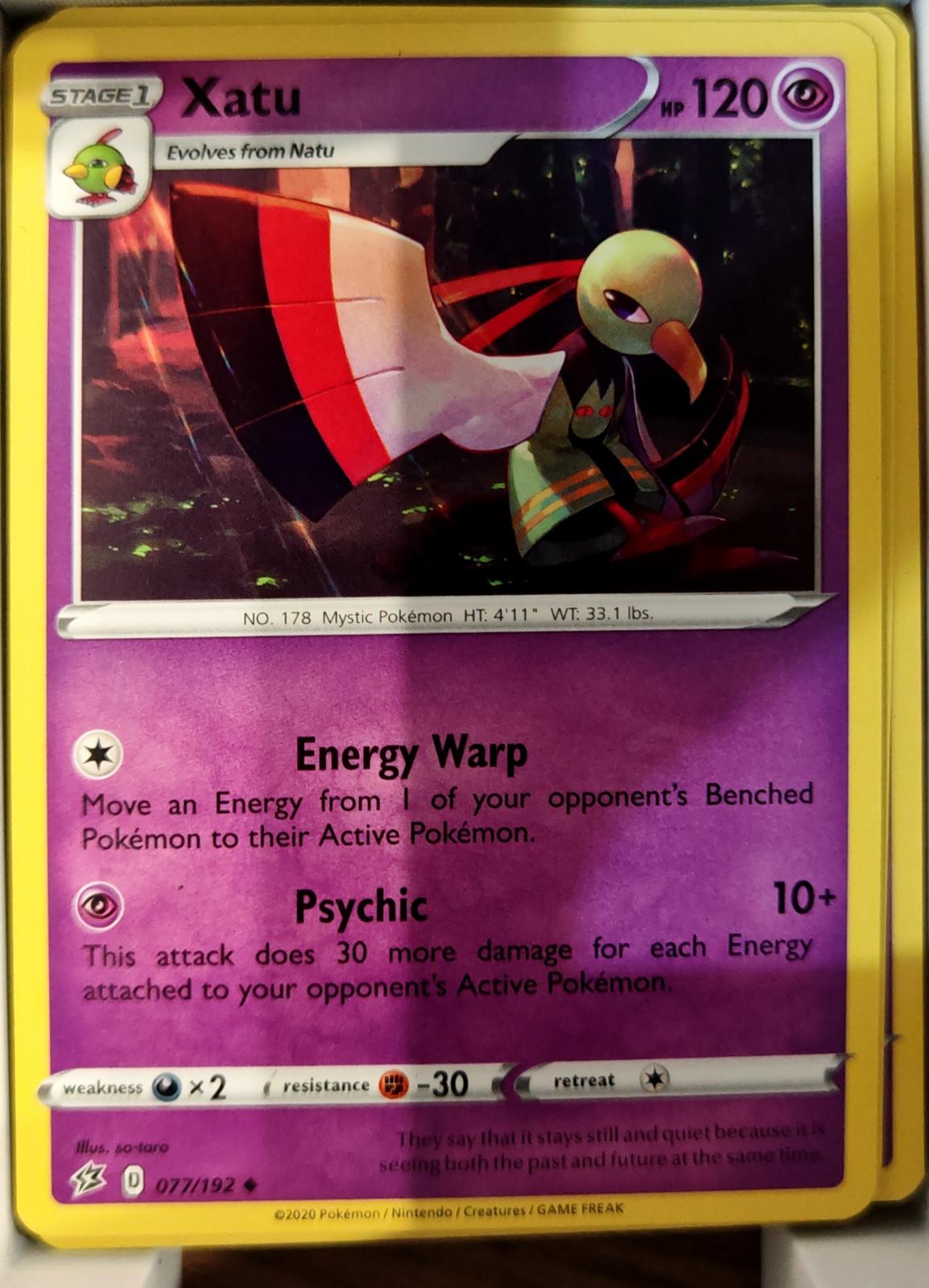 Xatu - 077/192 - - REBEL CLASH - Pokemon - Uncommon | AA73-39