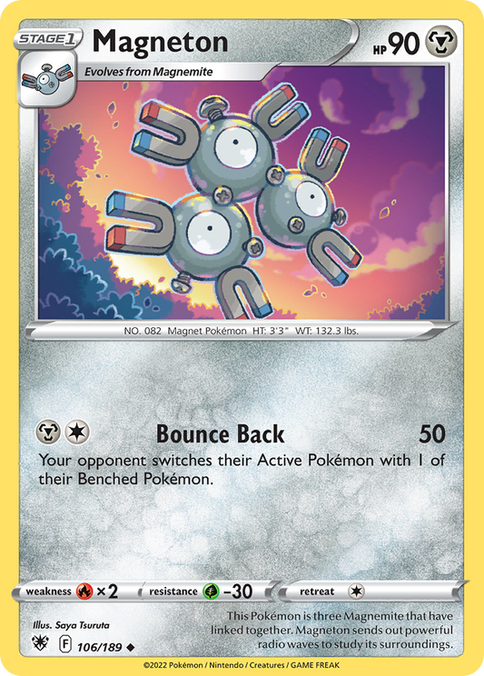 Magneton - 106/189 - - ASTRAL RADIANCE - Pokemon - Uncommon | AA89-40