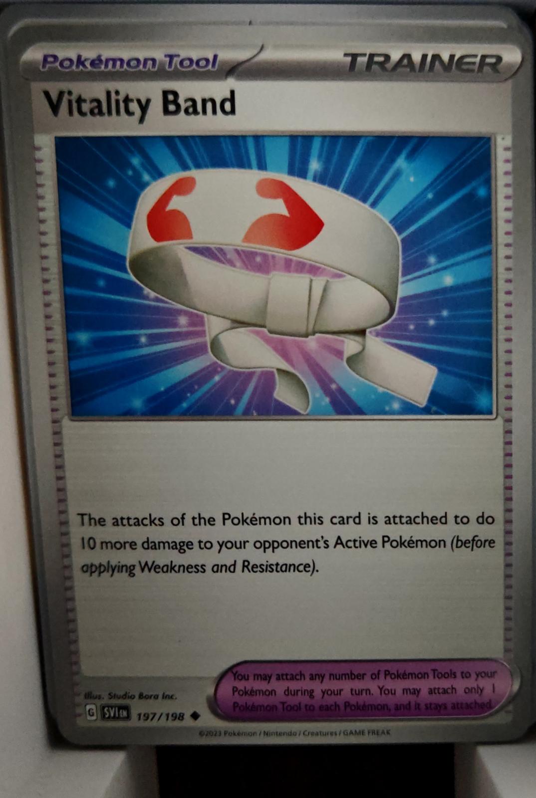 Vitality Band - 197/198 - - SCARLET & VIOLET - Pokemon - Uncommon | AA44-63