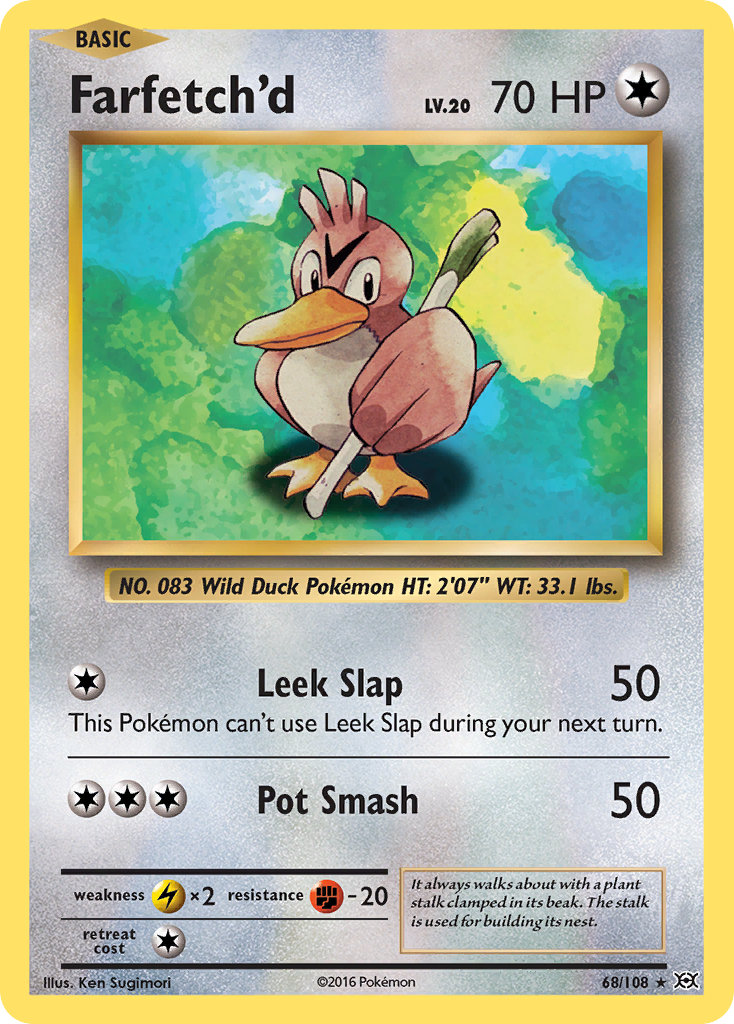 Farfetch'd - 68/108 - - EVOLUTIONS - Pokemon - Rare | AA113-31