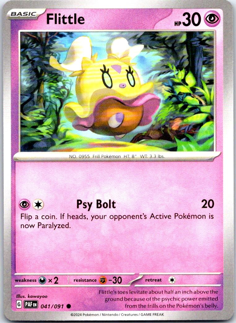Flittle - 041/091 - - PALDEAN FATES - Pokemon - Common | AB24-8