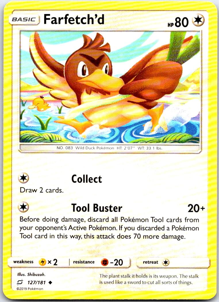 Farfetch'd - 127/181 - - TEAM UP - Pokemon - Uncommon | AB74-3